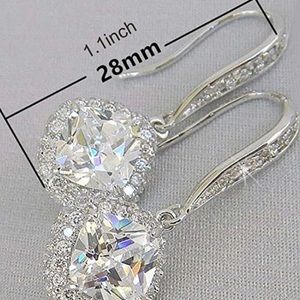 NEW Women Elegant Jewelry Rhinestone Drop Earrings